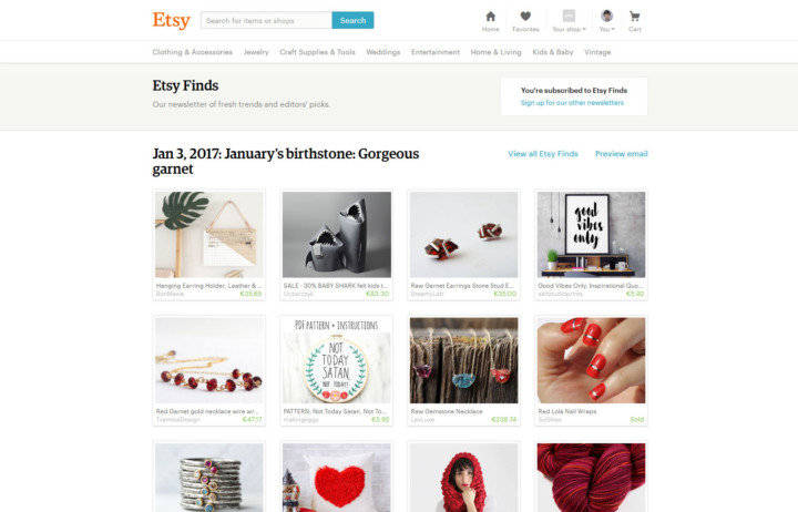 etsy finds